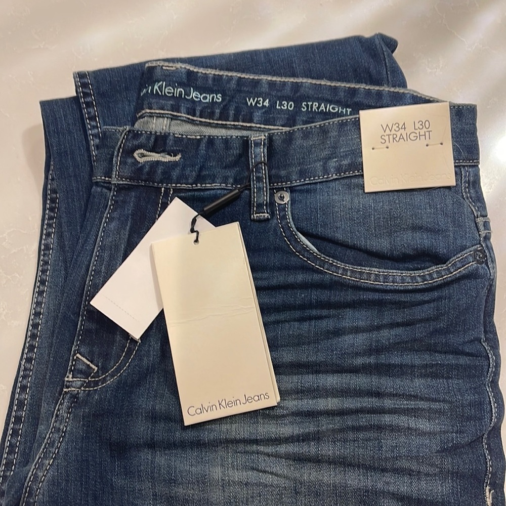 Calvin Klein jeans. Straight. 34x30